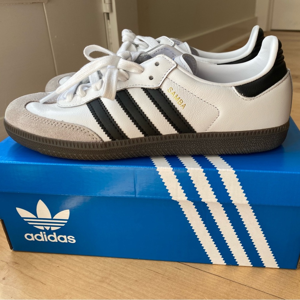 Adidas Samba OG, Black White Granite, US 7.5